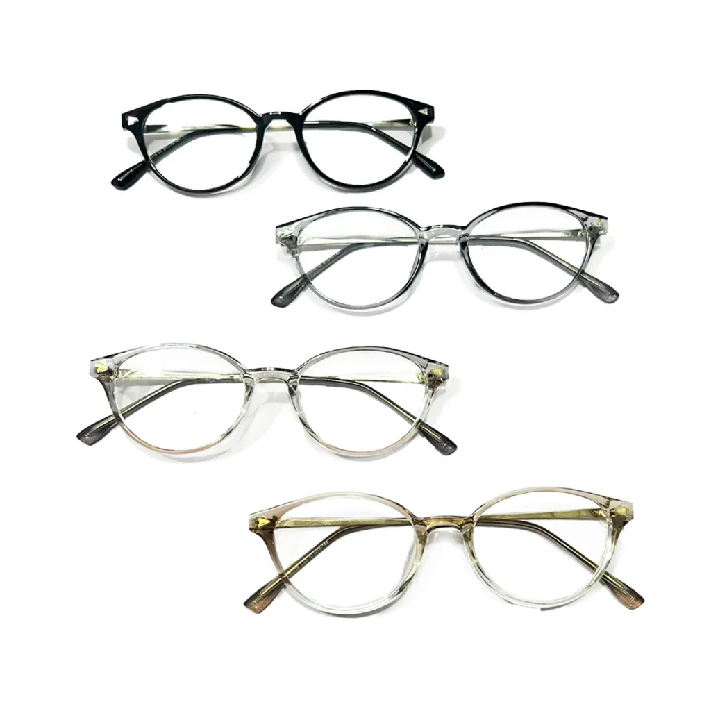 Gọng Kính Mắt Mèo Unisex Đổi Màu MI03 – Lọc Ánh Sáng Xanh, Lắp Cận