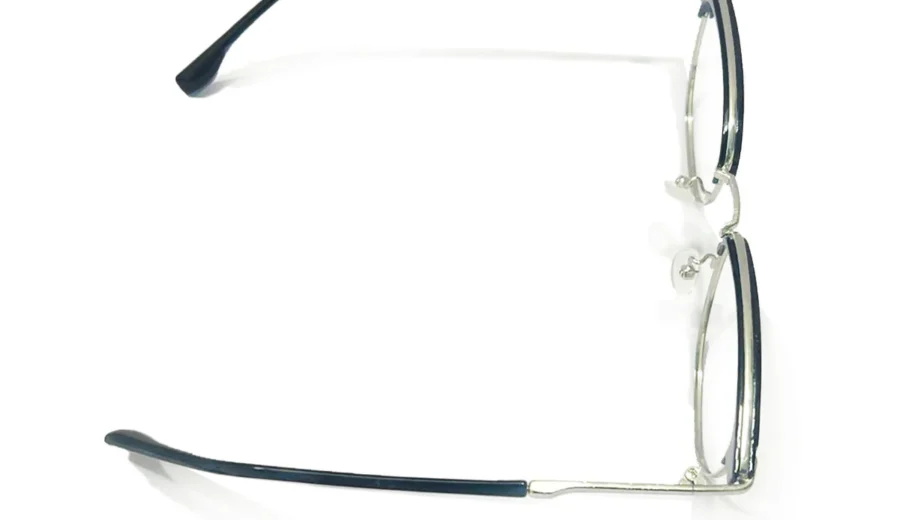 Gọng Kính Vuông Kim Loại Nhẹ Unisex MI43 – Lọc Ánh Sáng Xanh