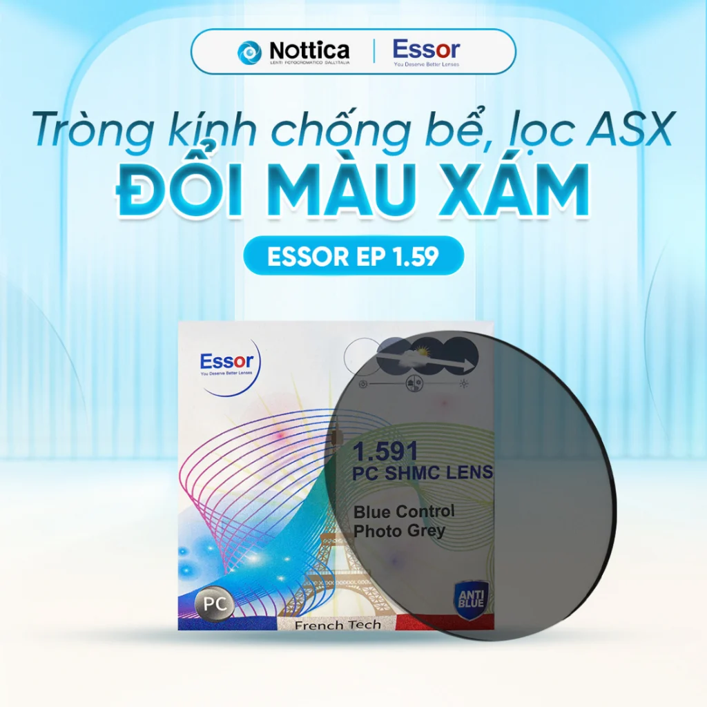 So sánh độ mỏng của các dòng tròng kính BRAGI 3D chiết suất cao