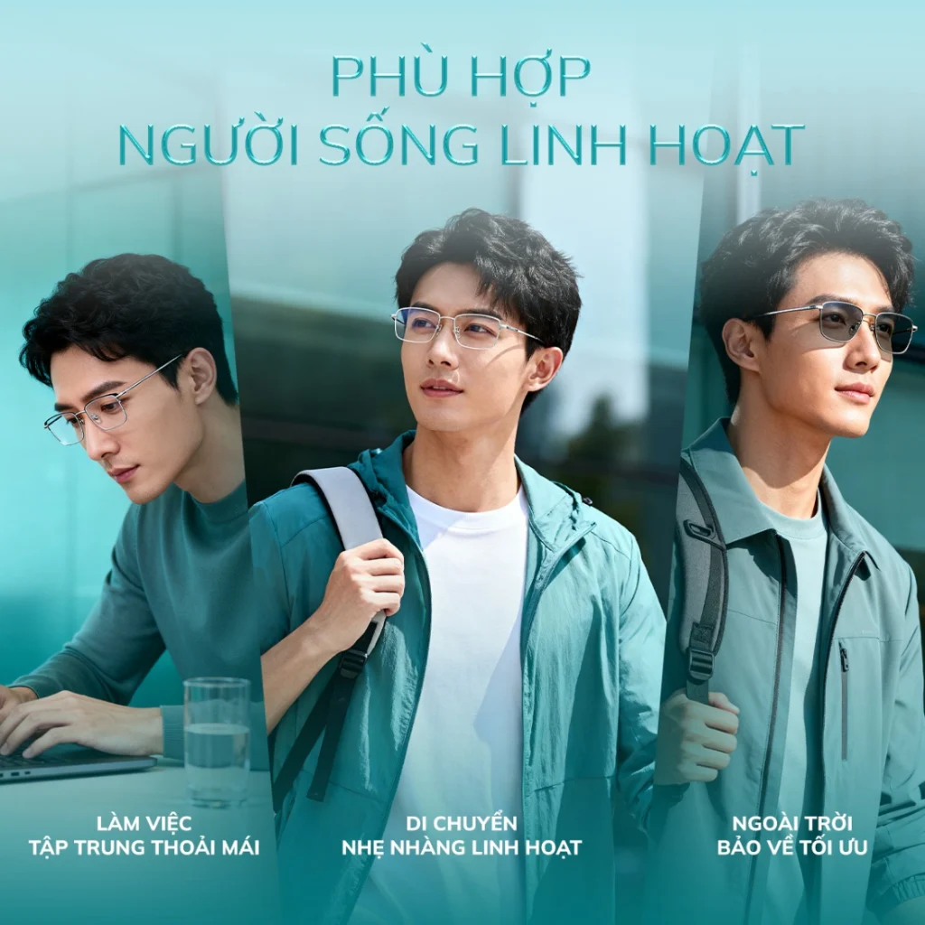 Không gian trưng bày bảng giá và chương trình khuyến mãi tại Milan Eyewear
