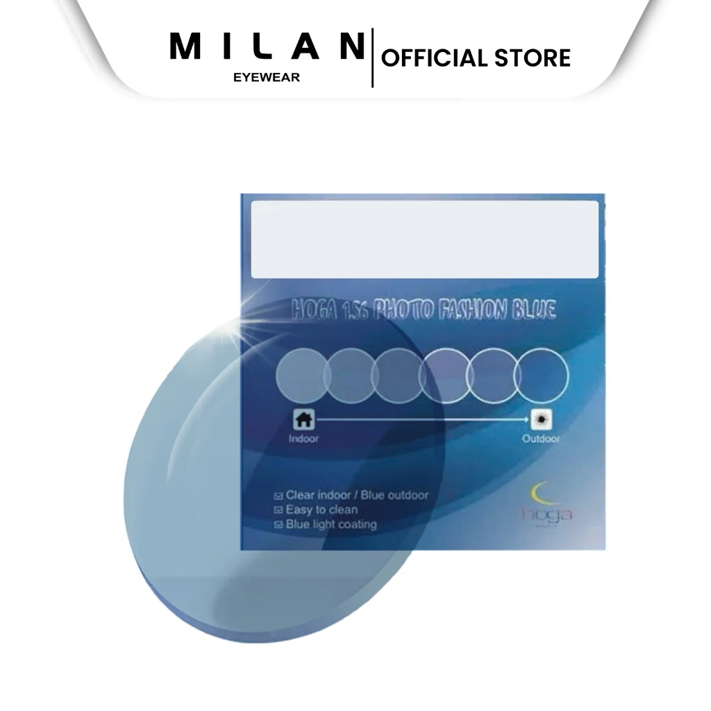 Không gian trưng bày bảng giá và chương trình khuyến mãi tại Milan Eyewear