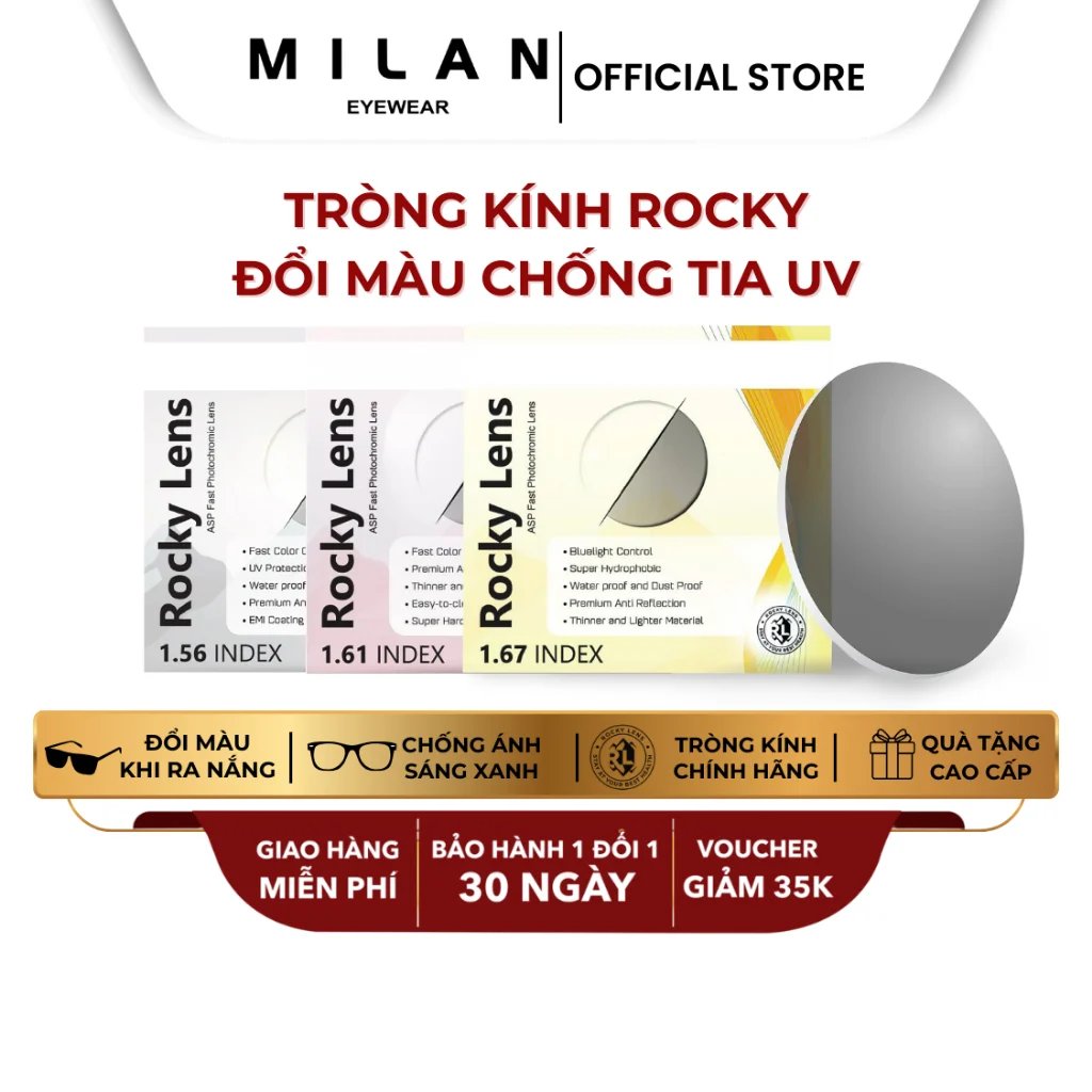 Cận cảnh chi tiết kỹ thuật và lớp váng phủ cao cấp của Essilor