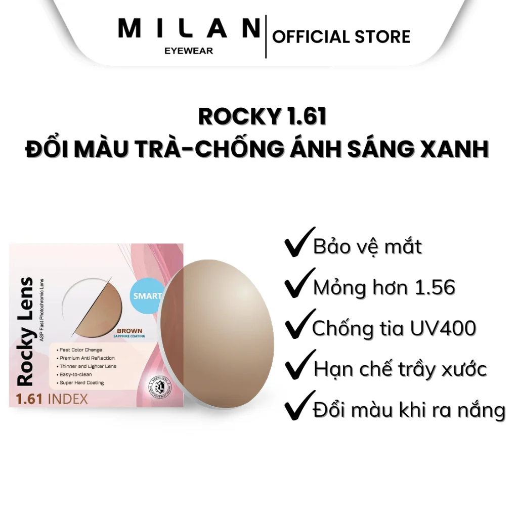 So sánh độ mỏng của các dòng tròng kính Essilor chiết suất cao