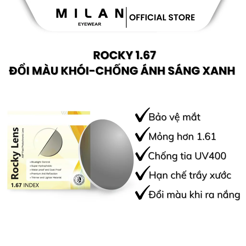 Cận cảnh chi tiết kỹ thuật và lớp váng phủ cao cấp của Essilor