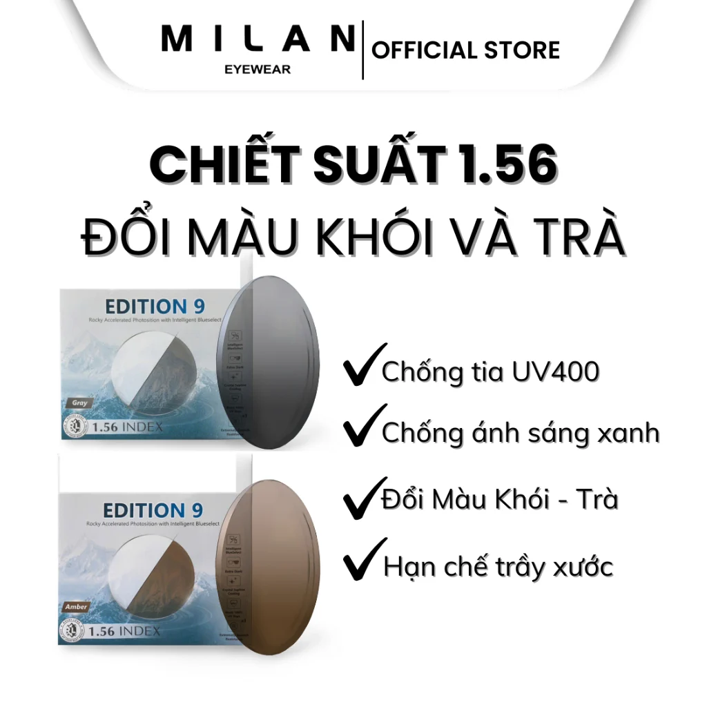 Cận cảnh chi tiết kỹ thuật và lớp váng phủ cao cấp của Essilor
