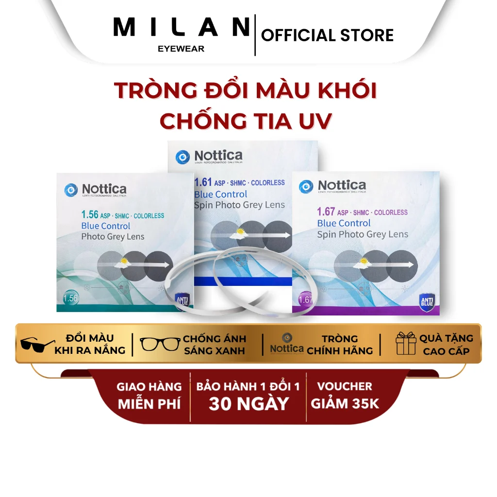 Cận cảnh chi tiết kỹ thuật và lớp váng phủ cao cấp của Essilor