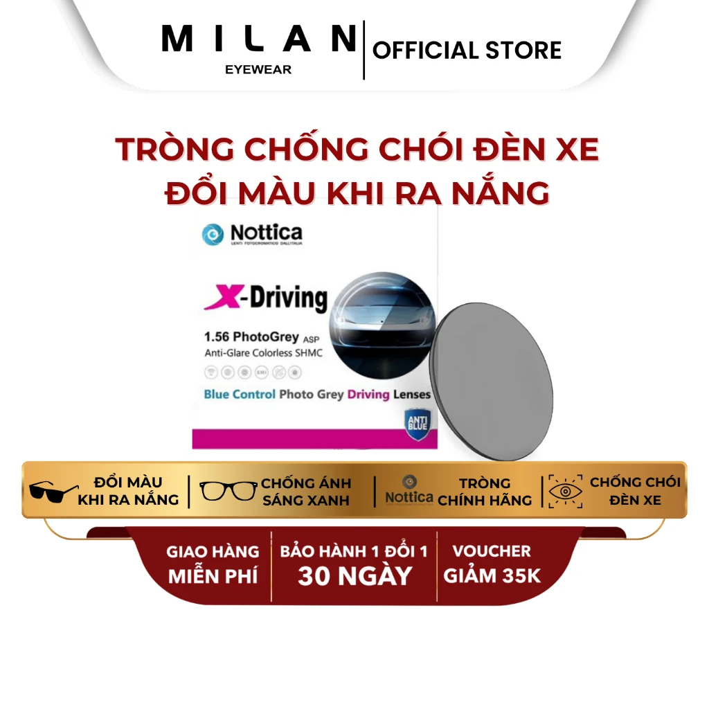 So sánh độ mỏng của các dòng tròng kính Essilor chiết suất cao