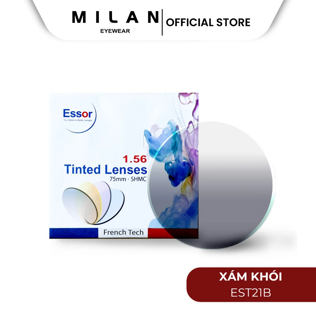 Không gian trưng bày bảng giá và chương trình khuyến mãi tại Milan Eyewear
