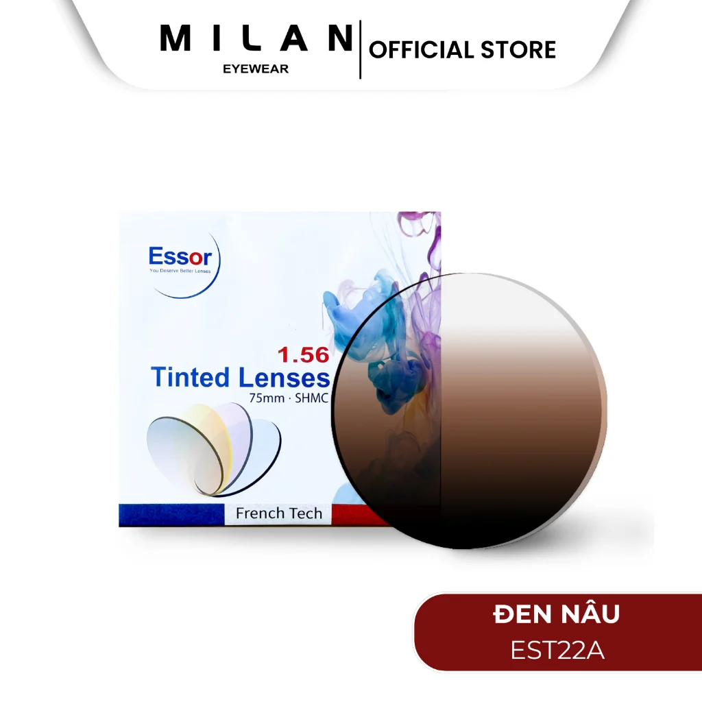 So sánh độ mỏng của các dòng tròng kính Essilor chiết suất cao