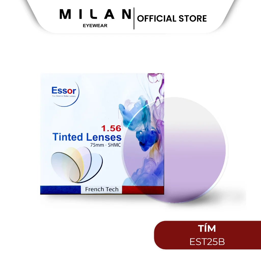 Không gian trưng bày bảng giá và chương trình khuyến mãi tại Milan Eyewear