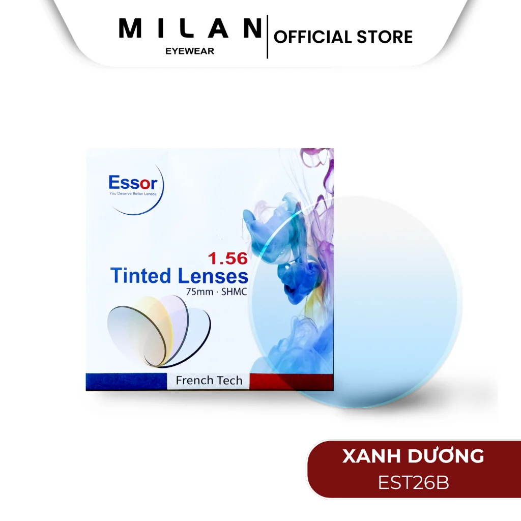 So sánh độ mỏng của các dòng tròng kính Essilor chiết suất cao