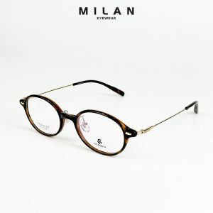 Gọng Kính Titan Shengniya 32131 Tròn oval retro vintage Cao Cấp - Siêu Nhẹ, Chống Gỉ Sét