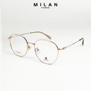 Gọng Kính Titan Shengniya 32189 Tròn nữ tính thanh mảnh Cao Cấp - Siêu Nhẹ, Chống Gỉ Sét