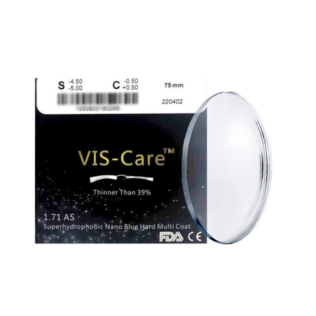 Tròng Kính Viscare 1.74 Double AS Cực Mỏng Hai Mặt Cầu