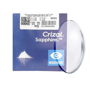 Tròng Kính Siêu Mỏng Essilor Crizal Sapphire HR 1.67 AS BlueUV Capture