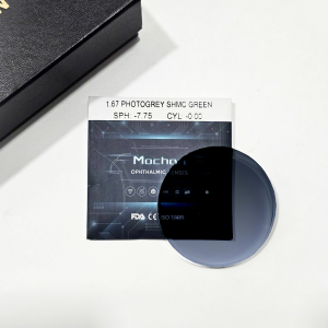 Tròng Kính Đổi Màu Mochon 1.67 Photo Grey SHMC Green